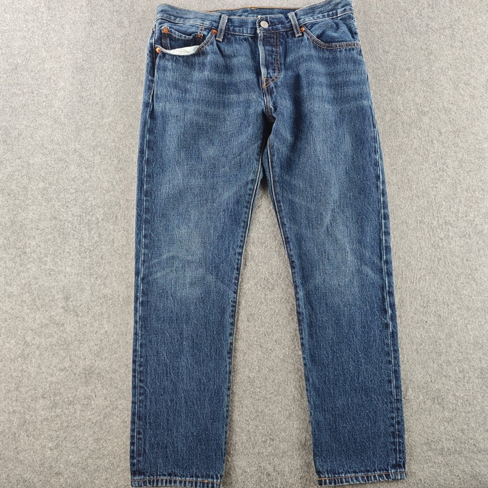 Levis 501 CT Customized Tapered Jeans Womens 32x28 Tag 27x32 Medium Wash Blue